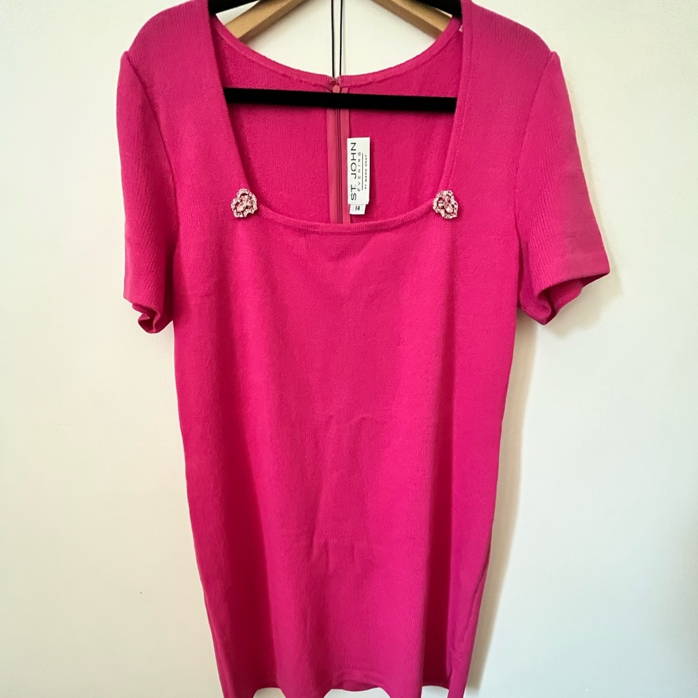 St John Evening  Shift Dress Size 14